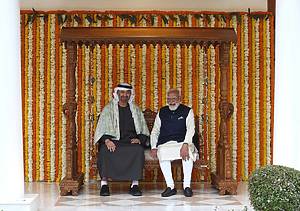 Prime Minister Narendra Modi and Highness Sheikh Mohamed bin Zayed Al Nahyan decide to establish the House of India in Abu Dhabi