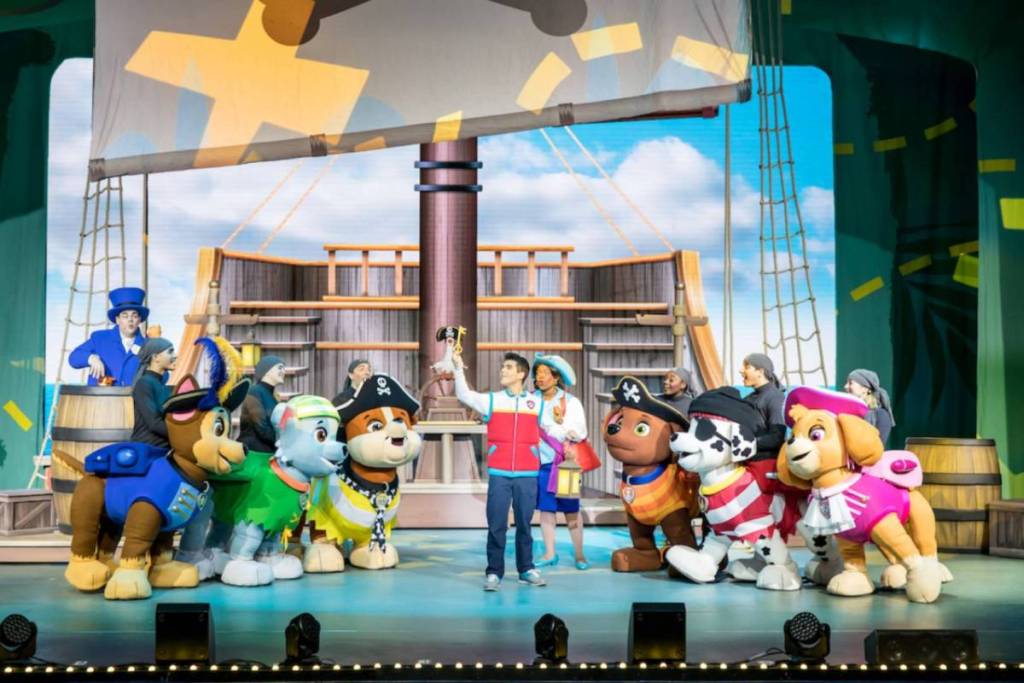 The cast of PAW Patrol Live! 