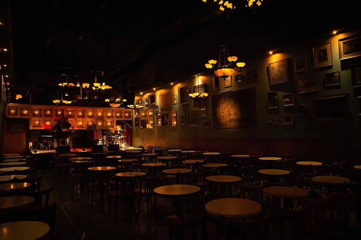 Interior of Thelonious Jazz Club