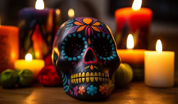 La embajada de México celebra el Día de Muertos en Buenos Aires con la recreación de un auténtico cementerio mexicano, catrinas y mariachis durante dos días