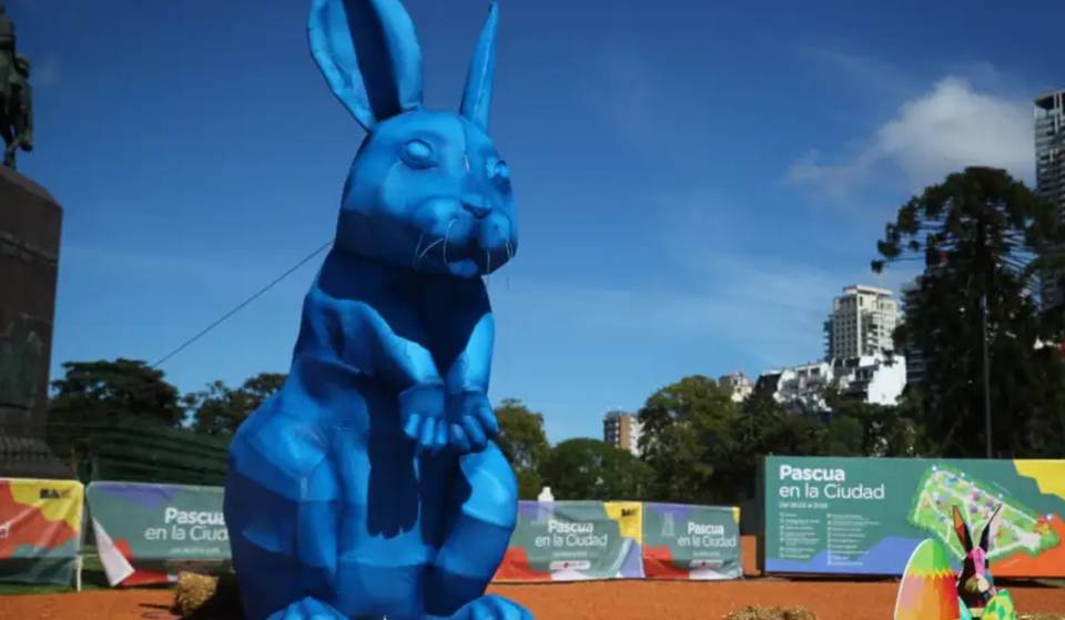 The Buenos Aires Easter Park has a date: Easter parade, inflatable bunnies, and free games at this square in Buenos Aires