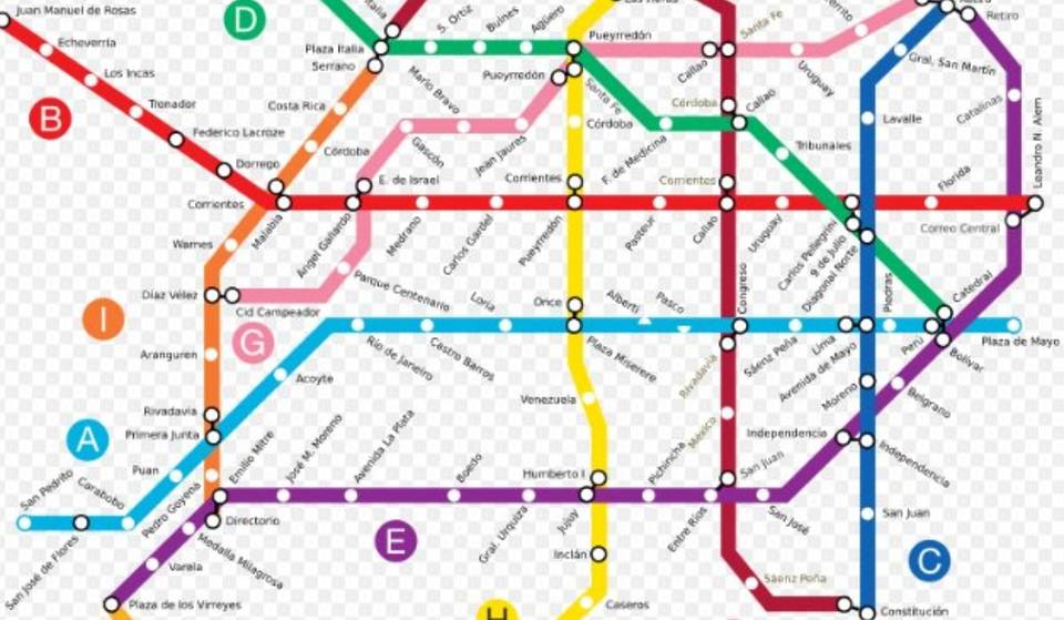 New Subway Line F: The 11 stations that will connect Barracas with Palermo