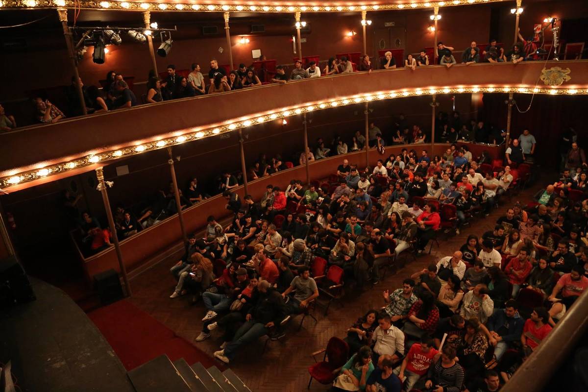 Interior del Teatro Margarita Xirgu en Buenos Aires