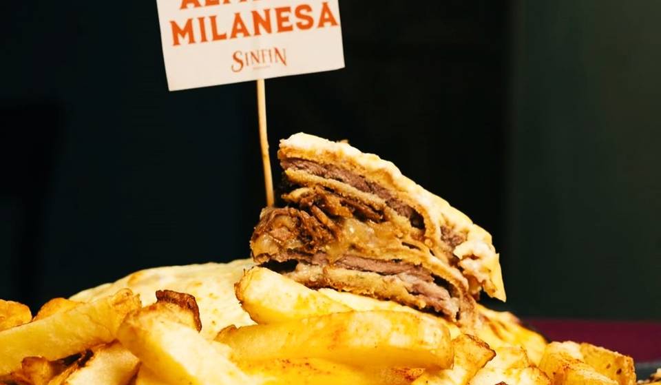 El Alfajor de Milanesa y la Tortilla de Milanesa se sirven en el mismo bodegón de Buenos Aires y es este