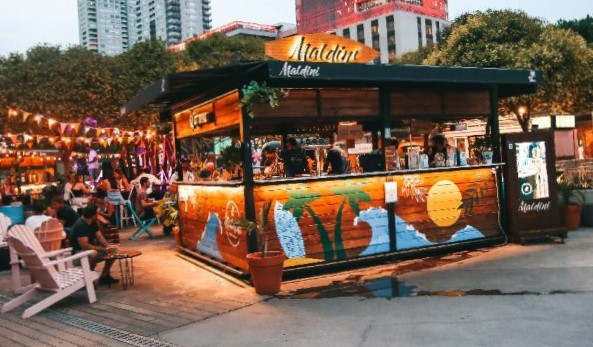 cine aire libre bar de playa buenos aires