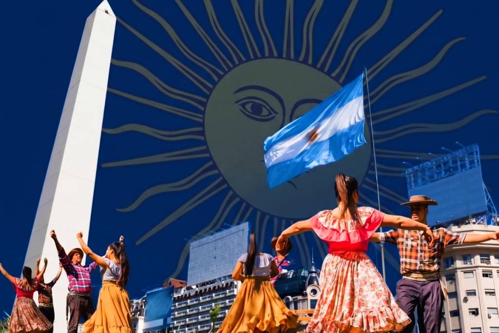 folclorazo en el obelisco