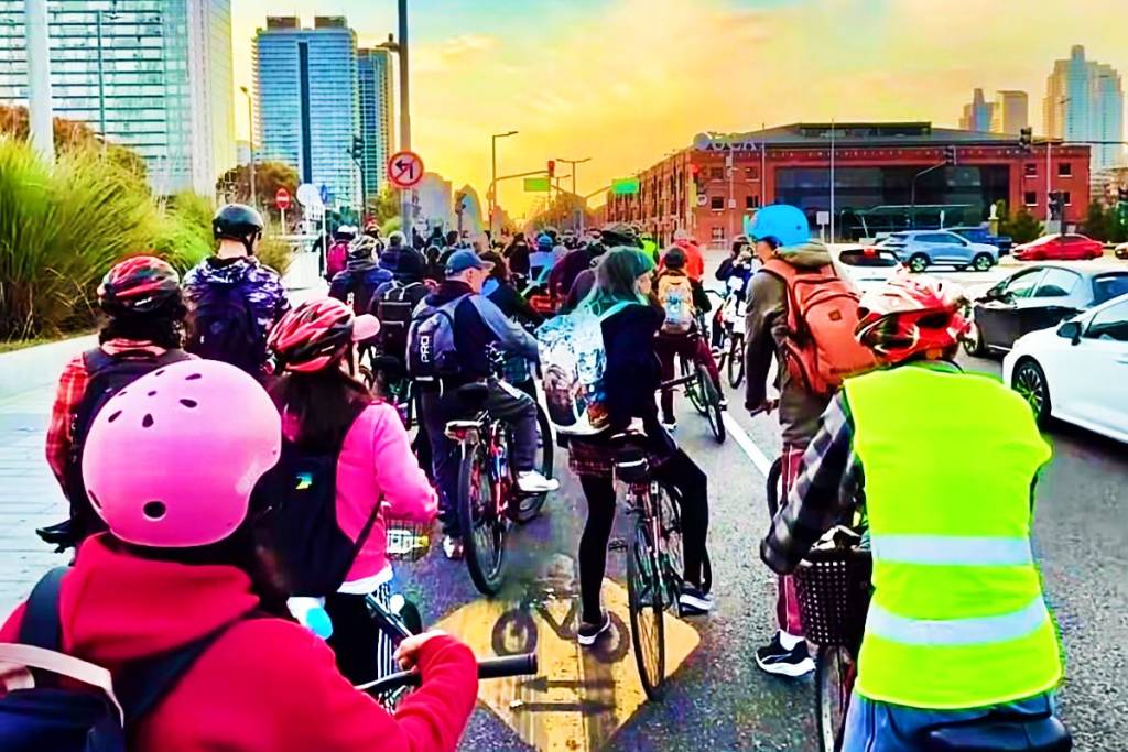 vuelta olímpica bicicleteada buenos aires