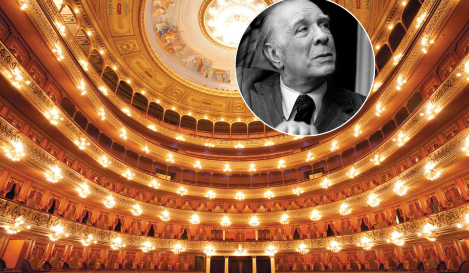 The Teatro Colón hosts the world premiere of a ballet based on Borges’s “The Aleph,” featuring music by Santaolalla and the voice of Ricardo Darín—there are only a few performances!