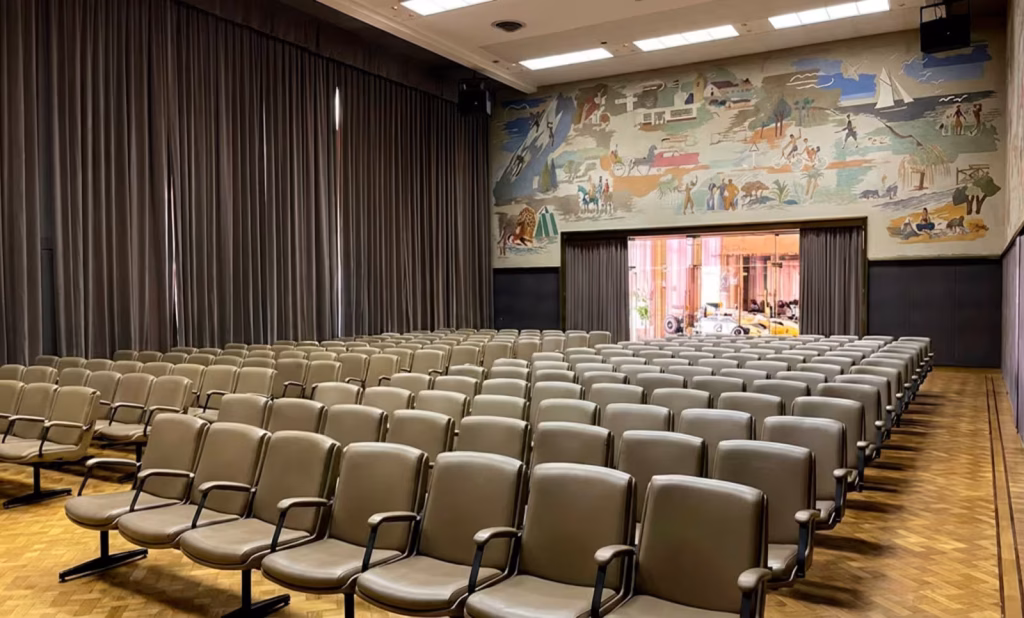 Inside the Dr. César C. Carman Auditorium at the ACA