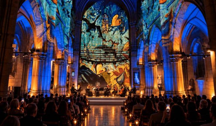 Uno de los templos neogóticos más espectaculares de Buenos Aires se transforma en el escenario de una experiencia inmersiva donde Las Cuatro Estaciones de Vivaldi cobran vida