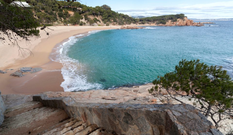 Playa de San Pol de s’Agaró: casi como una playa de Cuba