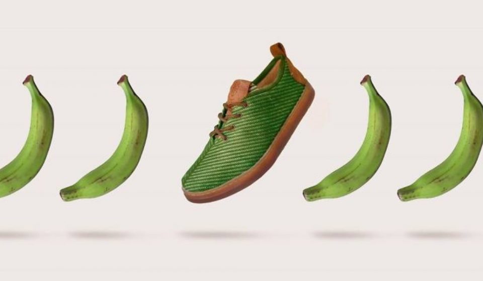 ¿Zapatos biodegradables hechos con fibra de plátano?