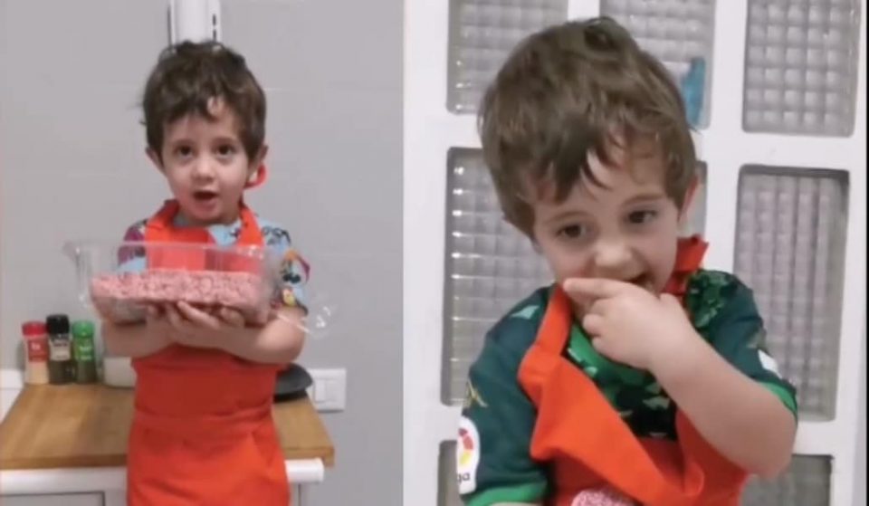 Dani, el minichef que se ha hecho viral con sus recetas