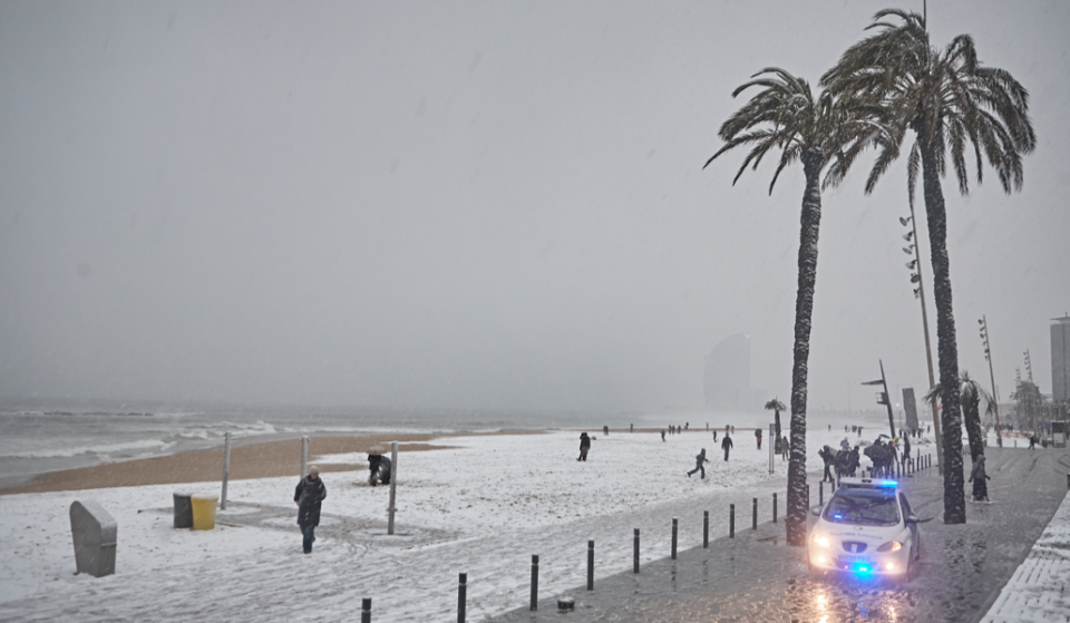 Esta noche podría nevar en Barcelona