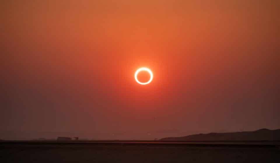 Así es el eclipse anular de Sol que se podrá ver este jueves en Barcelona