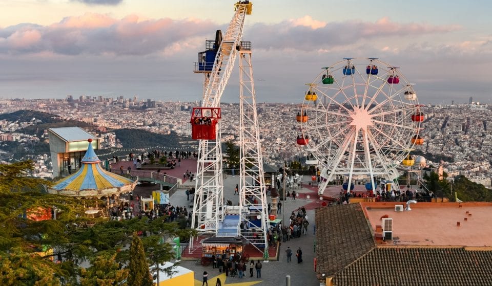 El Tibidabo prepara un espectáculo láser para celebrar sus 120 años