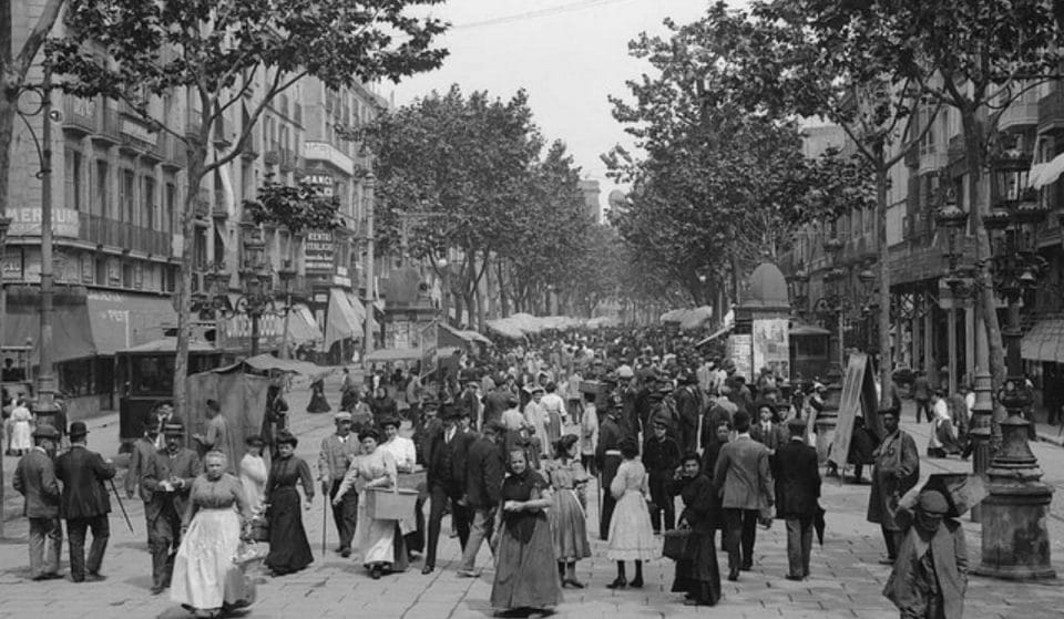 Un paseo en tranvía por la Barcelona de 1908 grabado en vídeo