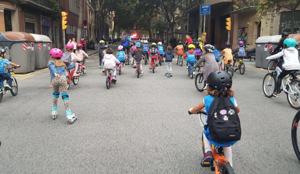 El bicibús llega de Barcelona a San Francisco