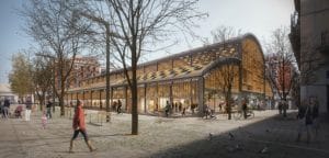 En 2019, el derribo del antiguo Mercat de l’Abaceria obligó a los comerciantes a mudarse; ocho años después, el mercado regresa a la Travessera de Gràcia con 51 paradas y una nueva plaza pública