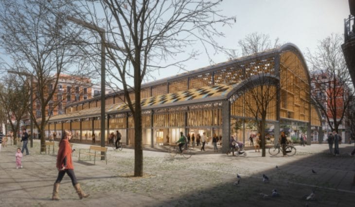 En 2019, el derribo del antiguo Mercat de l’Abaceria obligó a los comerciantes a mudarse; ocho años después, el mercado regresa a la Travessera de Gràcia con 51 paradas y una nueva plaza pública