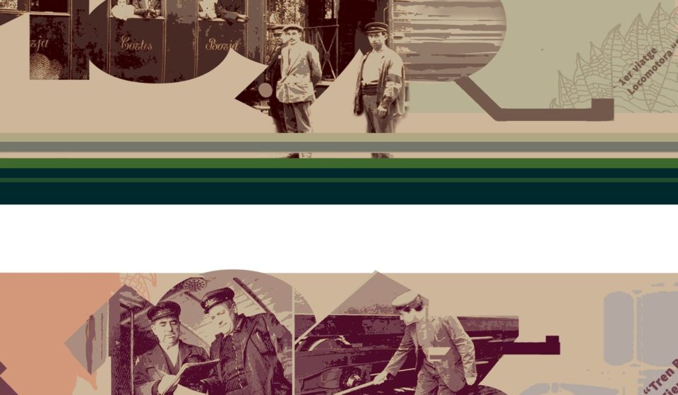 El mural ferroviario más grande del estado se encuentra en la Estación de Sant Andreu
