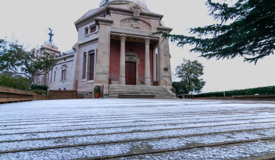 Estas son las zonas de Barcelona a donde ha llegado la nieve