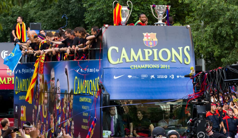 Rúa del FC Barcelona campeón de Liga: Horario, recorrido y dónde verla