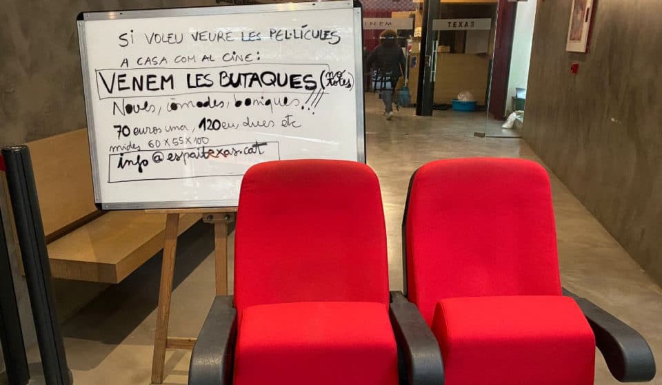 Un histórico cine de Barcelona vende sus butacas para reabrir