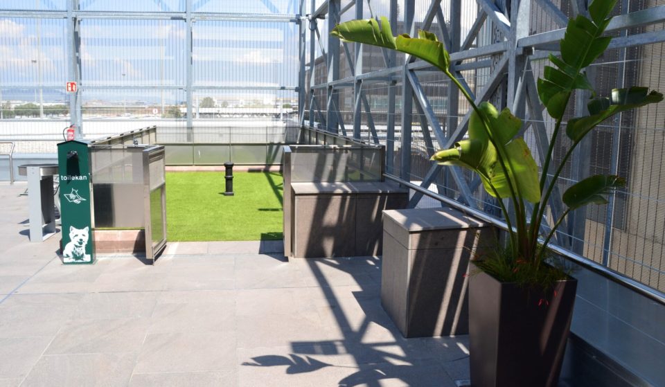El aeropuerto del Prat instala tres espacios para mascotas