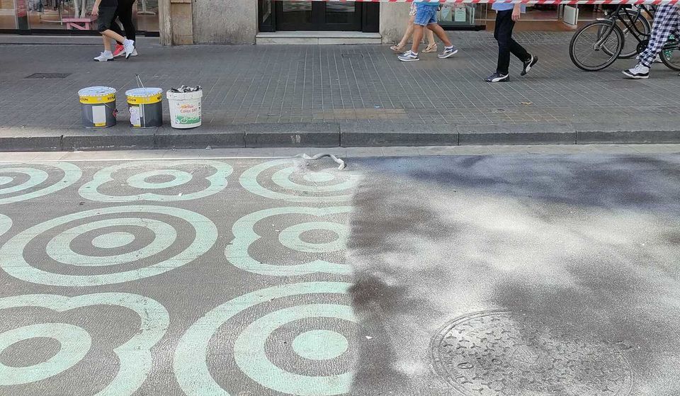 Collboni empieza a deshacer el urbanismo táctico