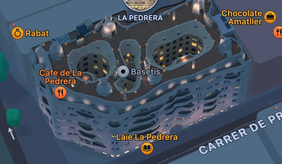 La Barcelona de Apple Maps: edificios 3D, realidad aumentada y carriles bici