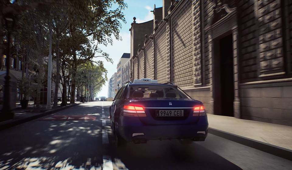 Taxi Life: nuevas imágenes del videojuego para ser taxista en una BCN a tamaño real
