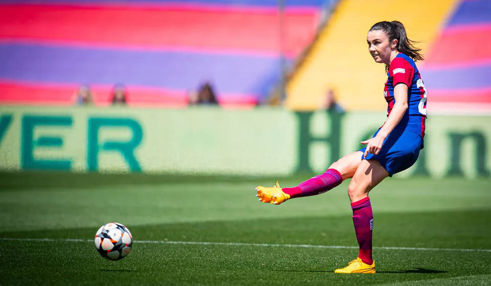 Barcelona instala una pantalla gigante para ver la final de Champions femenina