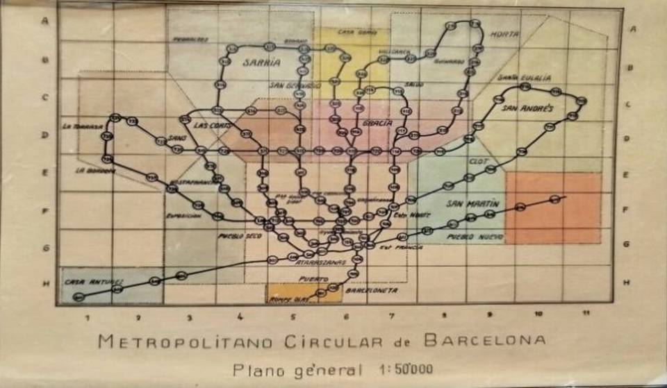 Metropolitano: die 90 km lange kreisförmige Metro, die Barcelona fast gehabt hätte