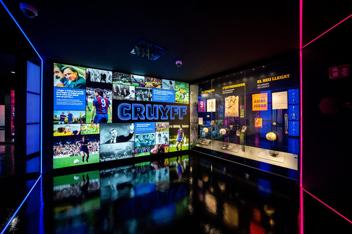 Parte del tour del FC Barcelona Tour & Museum.