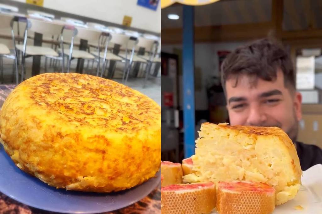 El bar con la tortilla de patatas más grande de Barcelona: 5 kilos de patatas y 20 huevos
