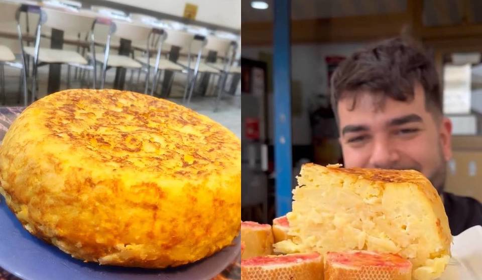 El bar con la tortilla de patatas más grande de Barcelona: 5 kilos de patatas y 20 huevos