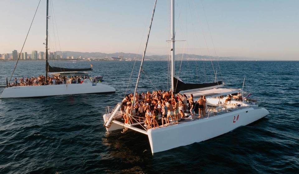 Boat M2P Party : la soirée à bord d&rsquo;un catamaran à la conquête de Barcelone