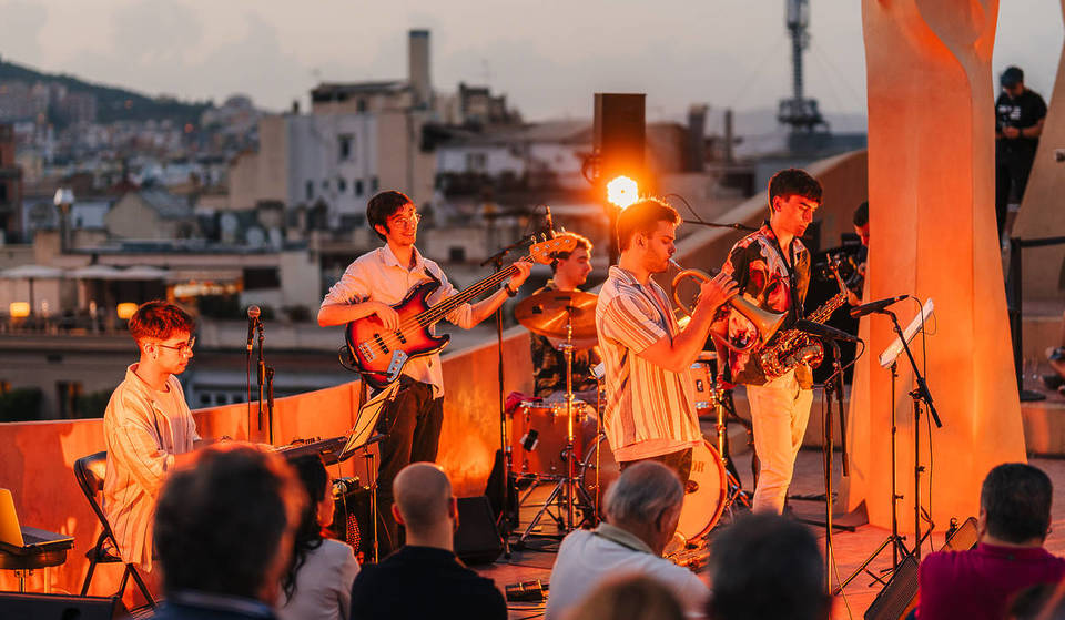 Jazz sulla terrazza della Pedrera con visite ai golfi e un bicchiere di cava ogni venerdì d&#8217;estate: ecco Talents Jazz