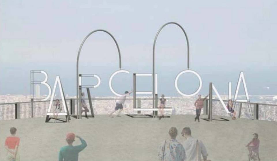 Ce n&rsquo;est pas Hollywood, c&rsquo;est Tibidabo : le parc aura des lettres géantes « Barcelona » pour couronner son belvédère.