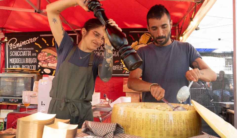 Gastronomisch festival met 18 restaurants op dit plein in het centrum van Barcelona: 3 dagen lang