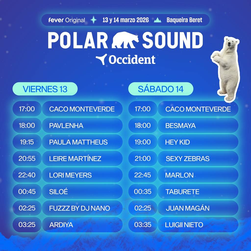 Polar Sound Occident 2026: cartel por días
