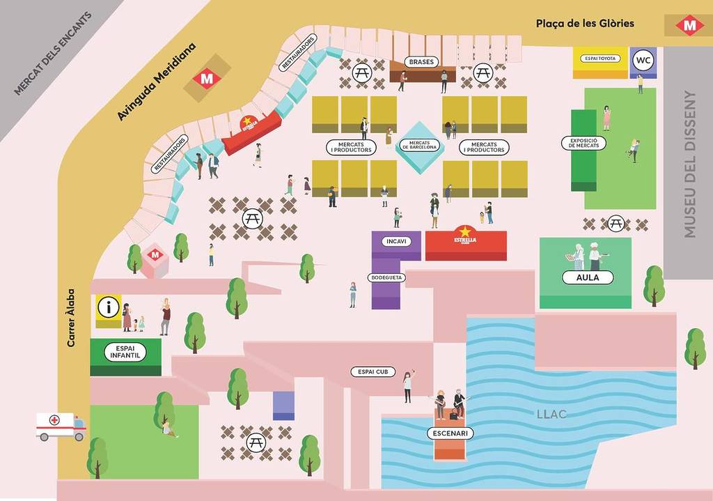 O mercado com tapas a 4 euros e uma zona de churrasco para cozinhar as suas compras no local: 3 dias ao ar livre no centro de Barcelona