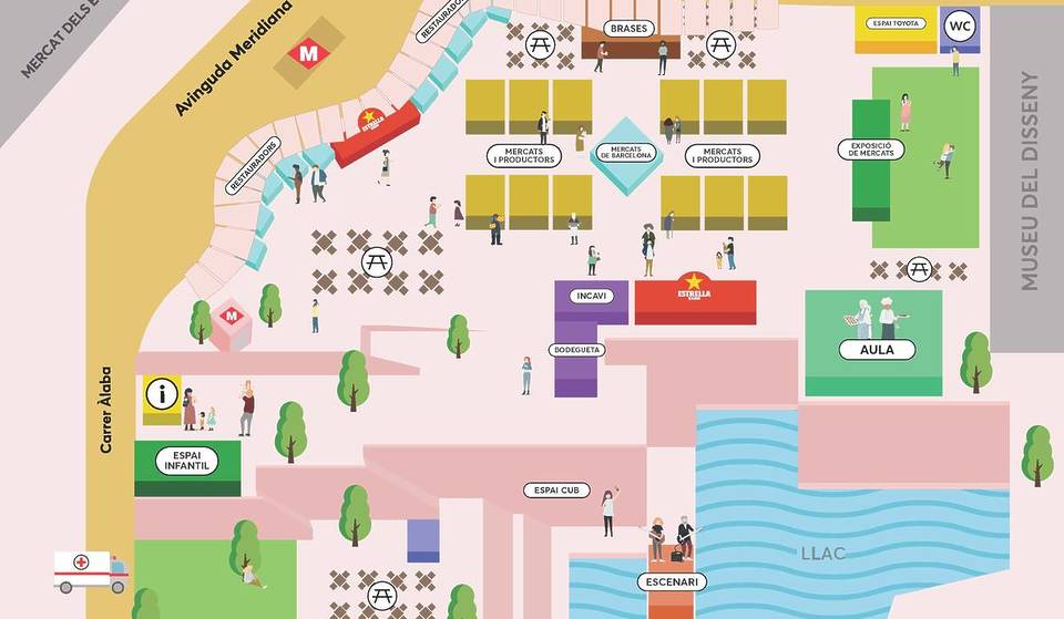 El mercado con tapas a 4€ y zona de barbacoa para cocinar tus compras al momento: 3 días al aire libre en el centro de Barcelona