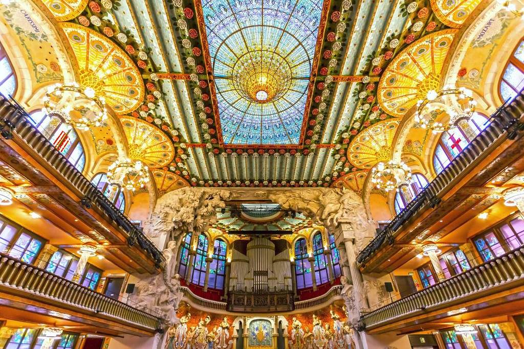 Visitez le Palau de la Música de Barcelone pour 1 euro : le seul auditorium inscrit sur la Liste du patrimoine mondial de l&rsquo;UNESCO