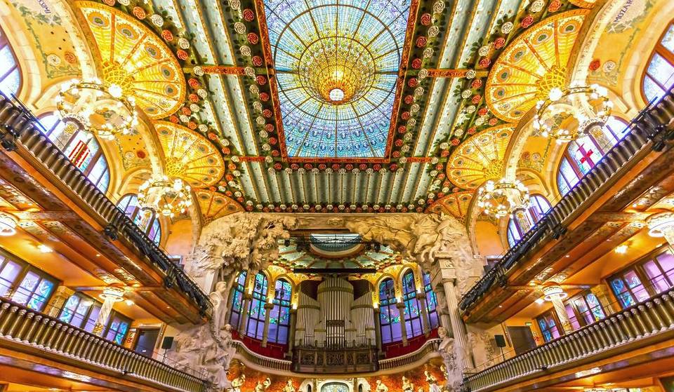 Visitez le Palau de la Música de Barcelone pour 1 euro : le seul auditorium inscrit sur la Liste du patrimoine mondial de l&rsquo;UNESCO