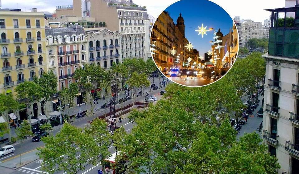 Passeig de Gràcia cortado e interrupções de trânsito em várias ruas para a ligação das luzes de Natal: os cortes começam hoje