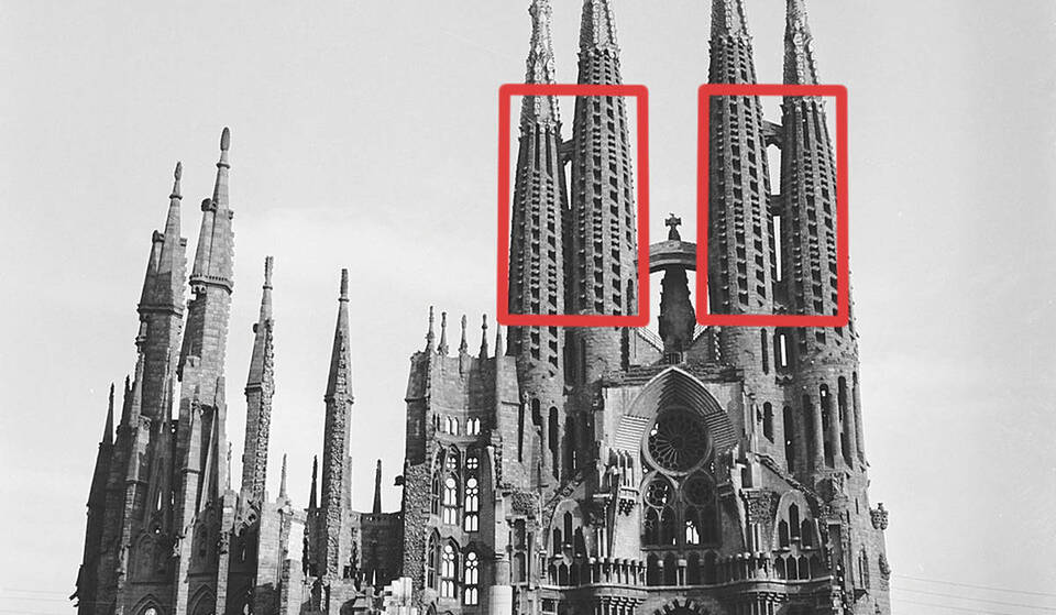 L’errore monumentale nelle torri della Sagrada Família: una gigantesca asimmetria che ora non potrete non notare