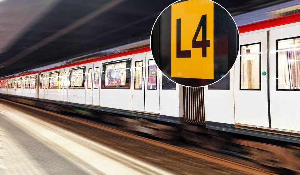 Le métro de Barcelone interrompt le service dans 13 stations de la ligne 4 pendant ce long week-end : horaires, sections affectées et alternatives