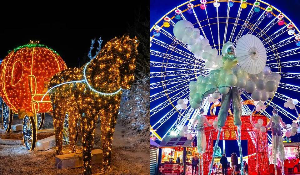 Village de Noël à 2 heures de Barcelone : un Père Noël géant de 18 mètres, un village de Noël et des entrées à 5 euros.